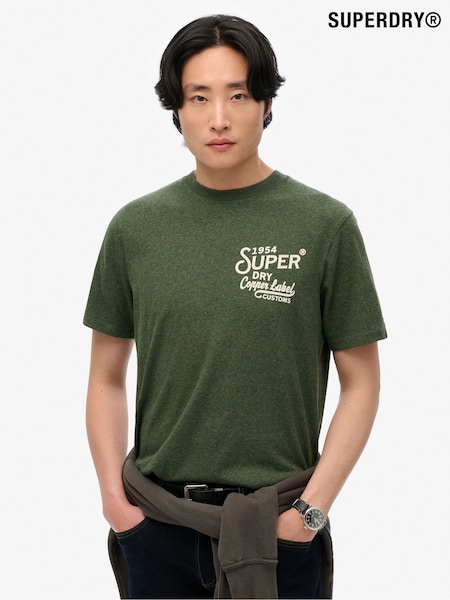 Superdry Green Relaxed Copper Label T-Shirt (W65737) | R$ 295