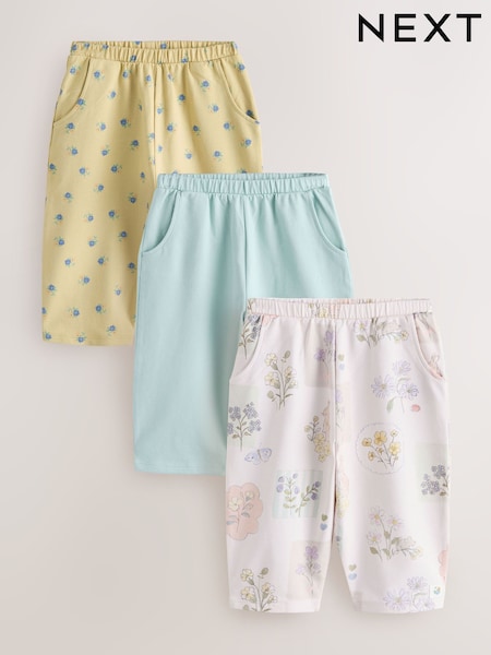 ניטרלי - Barrel Trousers 3 Pack (3mths-7yrs) (W65787) | ‏92‏₪ - ‏101‏ ₪