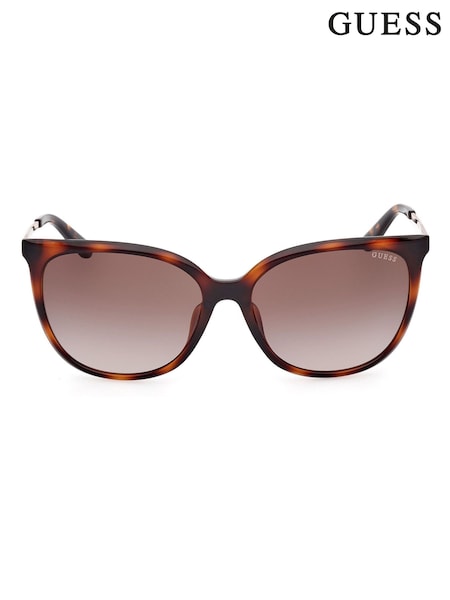 Guess Classic Brown Sunglasses in Dark Havana (W65820) | €121