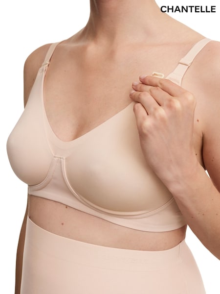 Chantelle Pure Maternity Smooth Non Wired Nursing Nude Bra (W65909) | 3,545 UAH