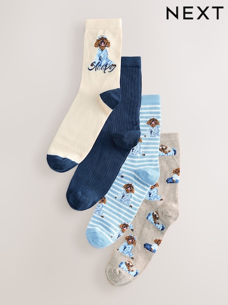 Charlie The Cockapoo Ankle Socks 4 Pack (W66117) | 45 QAR