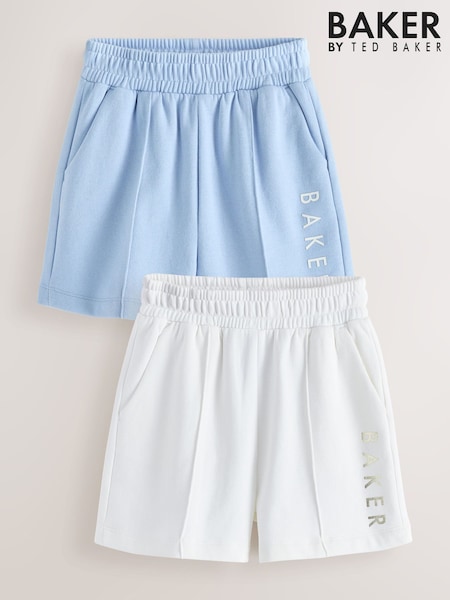 Baker by Ted Baker Blue/White Sweat Shorts 2 Pack (W66149) | ‏132 د.إ.‏ - ‏ 155‏ د.إ.