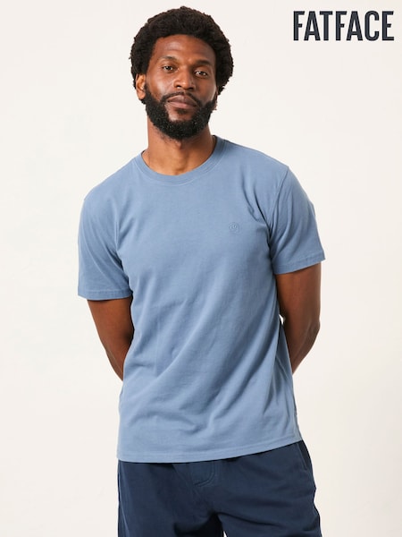 FatFace Lulworth Blue Denim Short Sleeve T-Shirt (W66249) | €33