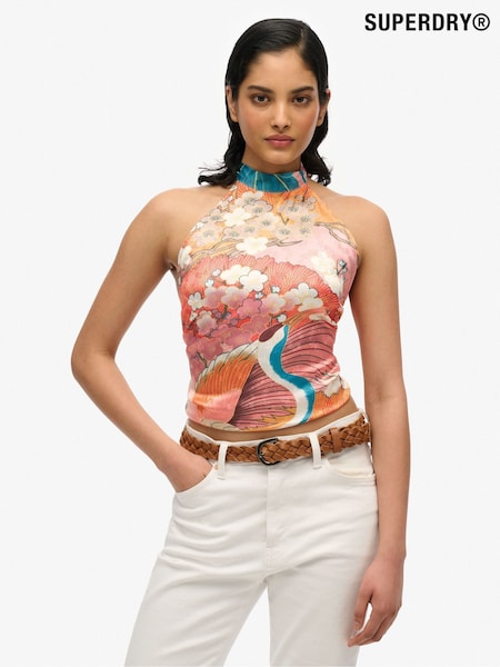Superdry Jacquard Halter Top (W66354) | R$ 395