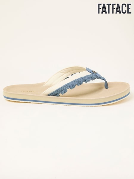 FatFace Somerton Blue Flip Flop (W66444) | AED146