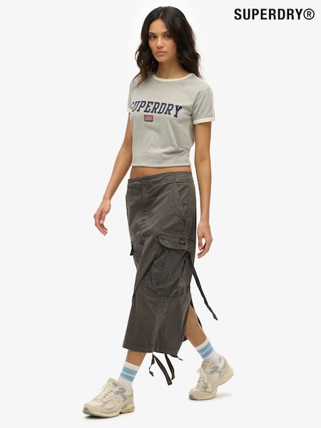Superdry Cargo Midi Skirt (W66476) | 410 LEI
