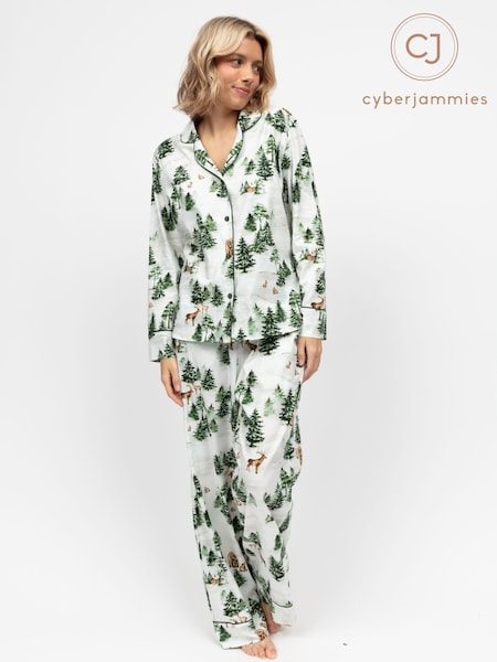 Cyberjammies Green Long Sleeve Pyjamas Set (W66486) | €69
