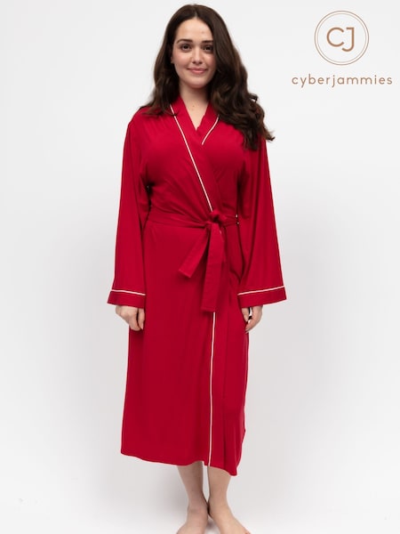 Cyberjammies Red Long Jersey Dressing Gown (W66495) | €65