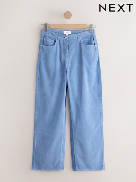 Blue Cord Wide Leg Trousers (W66502) | €40