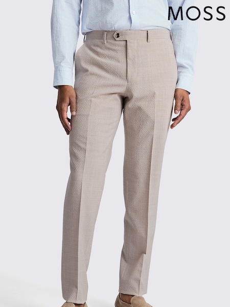 MOSS Tailored Fit Seersucker Trousers (W66530) | 127 €