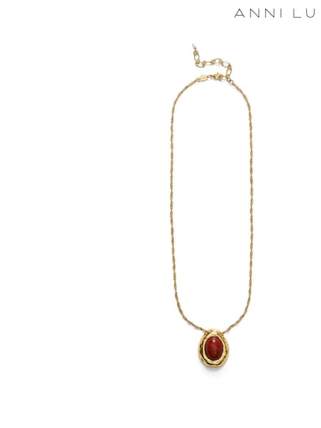 Anni Lu Gold Plated Cherry On Top Necklace (W66717) | €165