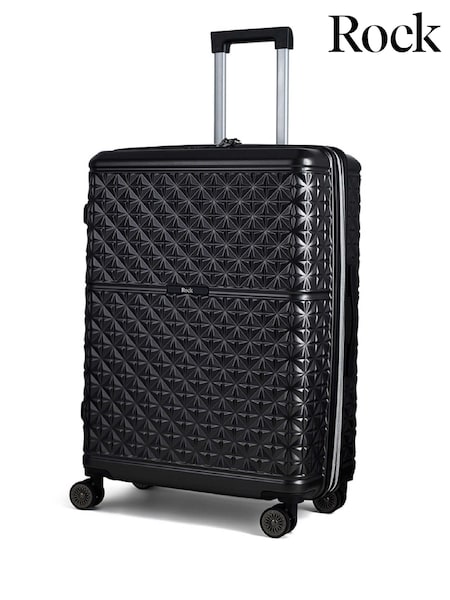 Gri - Rock Luggage Medium Maya Suitcase (W66998) | 633 LEI