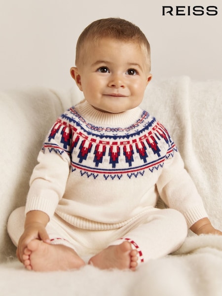 Reiss Ivory Farley 100% Cashmere Jumper and Leggings Set (W67274) | €155