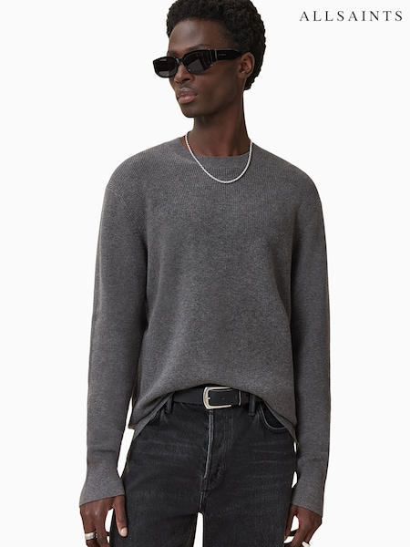 AllSaints Grey Hayes Crew Jumper (W67339) | R$ 1.075