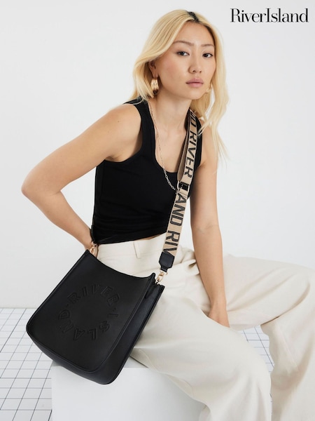 River Island Logo Messenger Cross-Body Bag (W67510) | €45