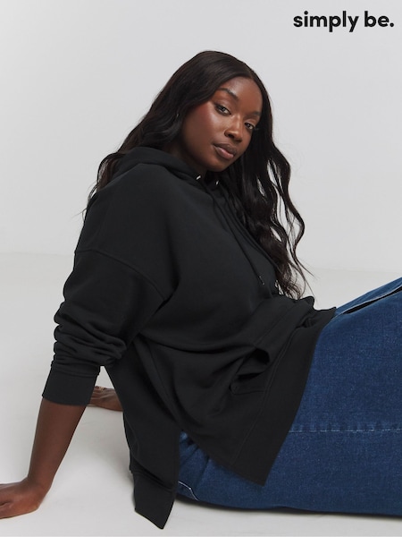 Simply Be Black Oversized Hoodie (W67614) | €40