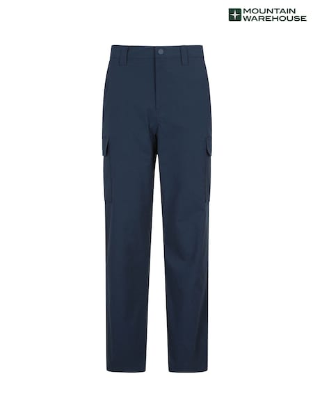 Azul - Mountain Warehouse Mens Delta Cargo Quick Drying Stretch Trousers (W67699) | 50 €