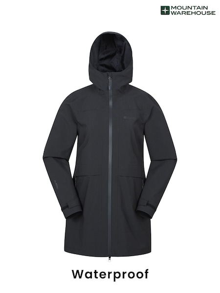 Mountain Warehouse Womens April Longline Waterproof Jacket (W67713) | ‏518 د.إ.‏