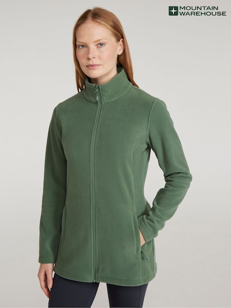 Mountain Warehouse Green Womens Hythe Long Line Fleece (W67724) | R$ 345