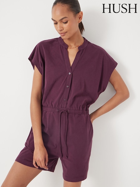 Hush Red Kendall Jersey Playsuit (W67745) | €95