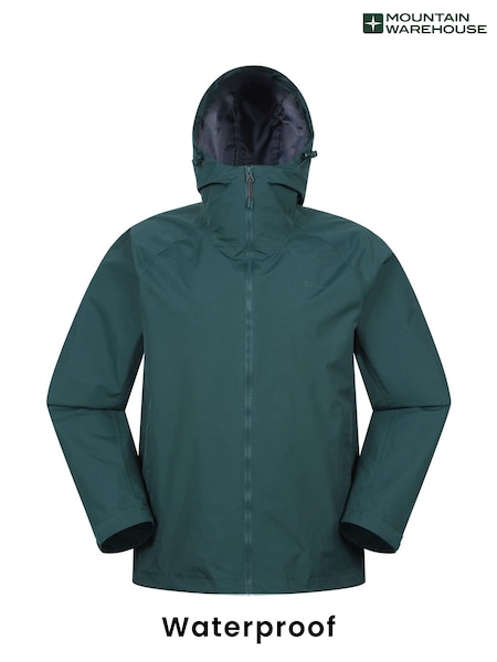 Mountain Warehouse Green Mens Gateley Waterproof Jacket (W67757) | €78
