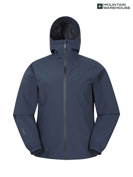Mountain Warehouse Blue Mens Sambrook Waterproof Jacket (W67768) | €120