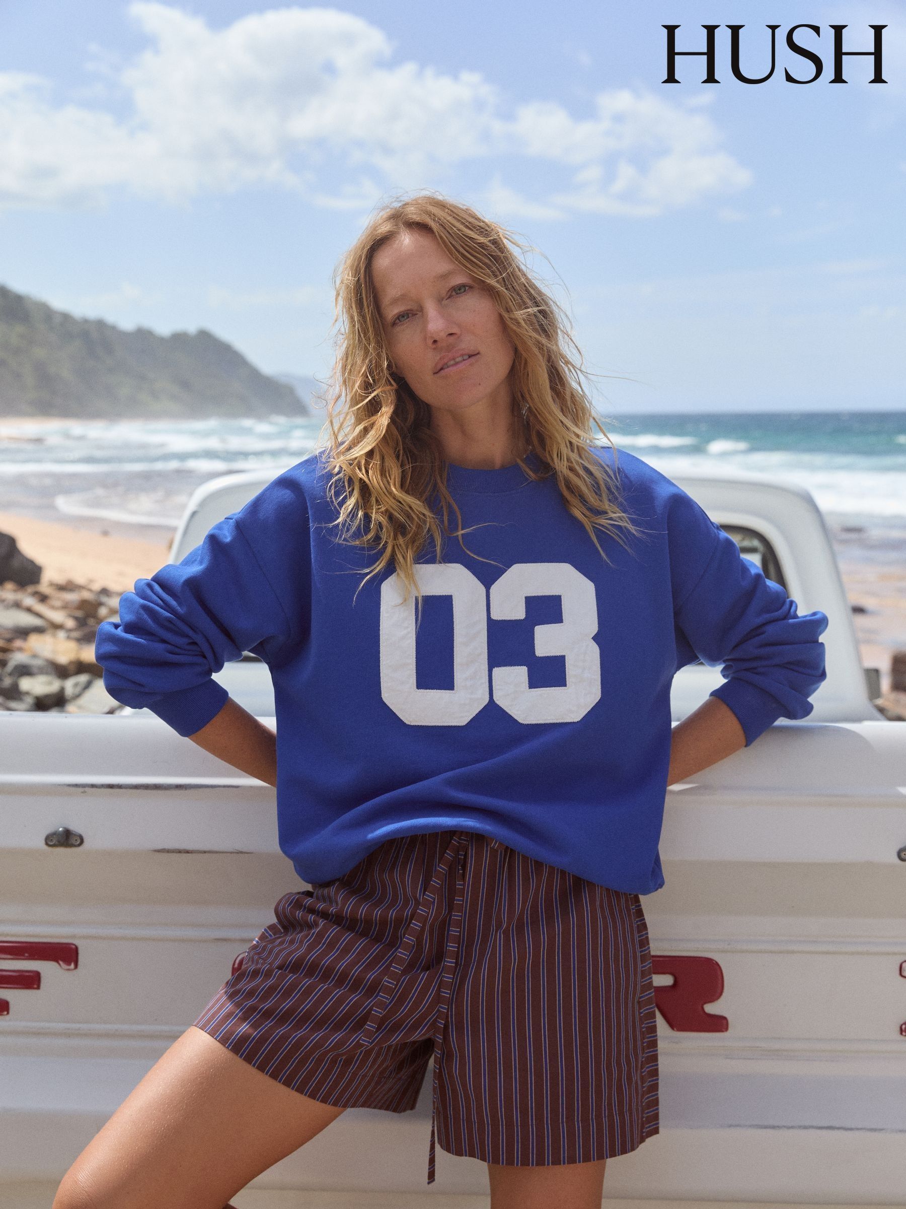 LON TWO SIDE SWEATSHIRT #03 梨花 TWO SIDE SWEATSHIRT #03 – LON