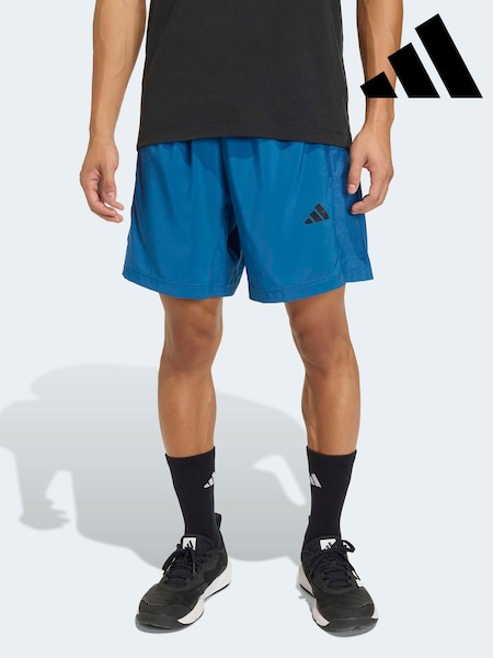 Blå - adidas Workout Essentials Base Woven Shorts (W67859) | kr361
