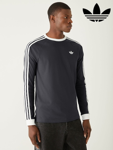 adidas Originals Black 3-Stripes LS T-Shirt (W67992) | €50