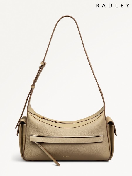 Radley Small Cream The Fitzrovia Zip Top Shoulder Bag (W68093) | R$ 2.360
