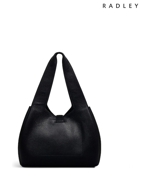 Radley Medium Sloane Street Zip Top Shoulder Black Bag (W68096) | R$ 2.755