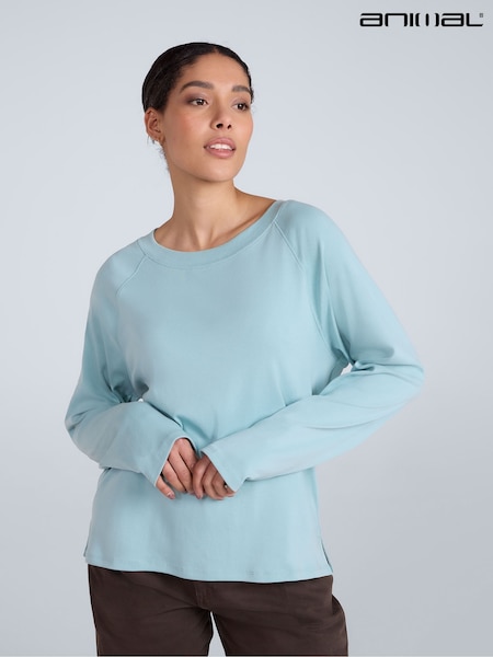 Animal Blue Chrome Womens Ashleigh Long Sleeve T-Shirt (W68134) | AZN 70