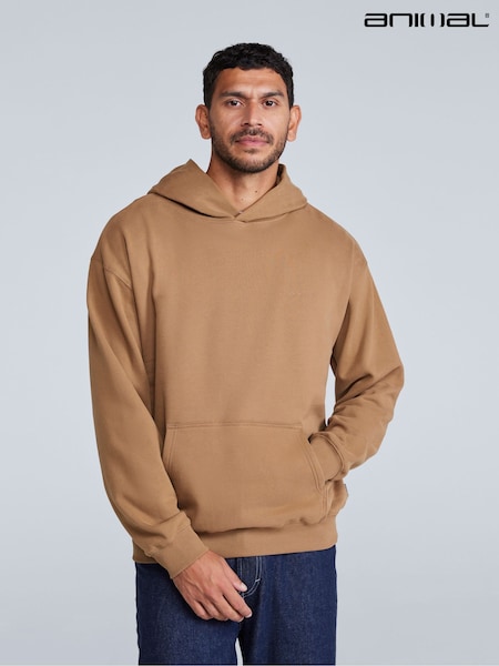 Animal Natural Mens Icon Drop Shoulder Hoodie (W68135) | R$ 485