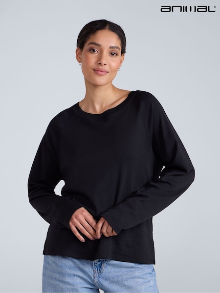 Animal Black Womens Ashleigh Long Sleeve T-Shirt (W68142) | AZN 70
