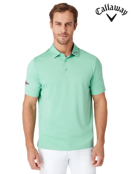 Callaway Apparel Green 3 Chev Odyssey Polo Shirt (W68177) | AZN 125