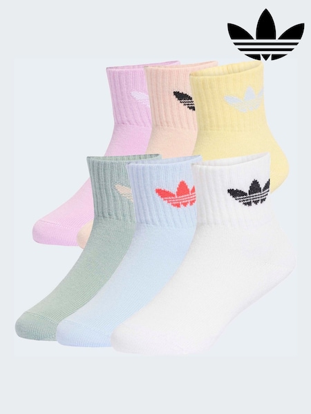 adidas Originals Kids Socks 6 Pack (W68371) | kr188