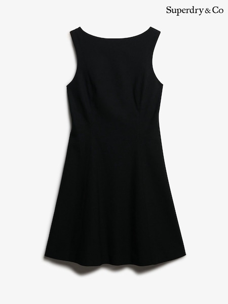 Superdry Black Scoop Neck Mini Dress (W68380) | €63