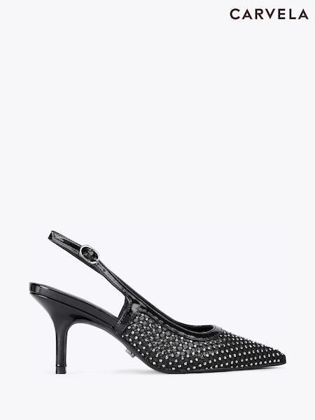 Carvela Lavish Jewel Black Shoes (W68387) | R$ 1.375