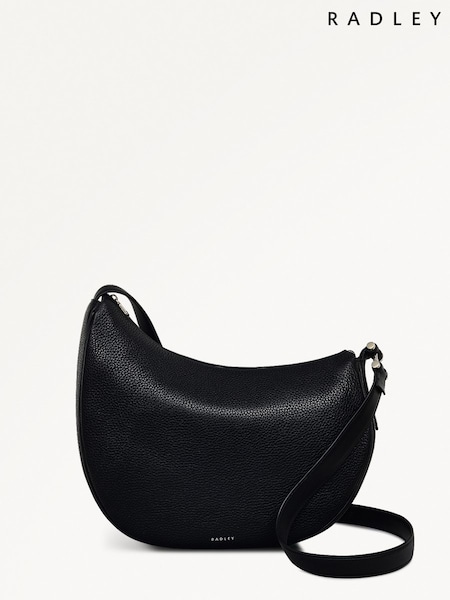 Radley Large Pemberton Row Zip Top Cross-Body Black Bag (W68558) | R$ 2.360
