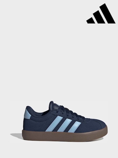 adidas Blue VL Court 3.0 Kids Trainers (W68574) | €46