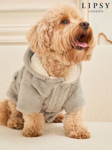 Gris - Lipsy Dog Dressing Gown Robe (W68601) | 28 €