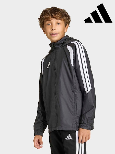 adidas Black Tiro 26 Windbreaker Jacket (W68662) | $73