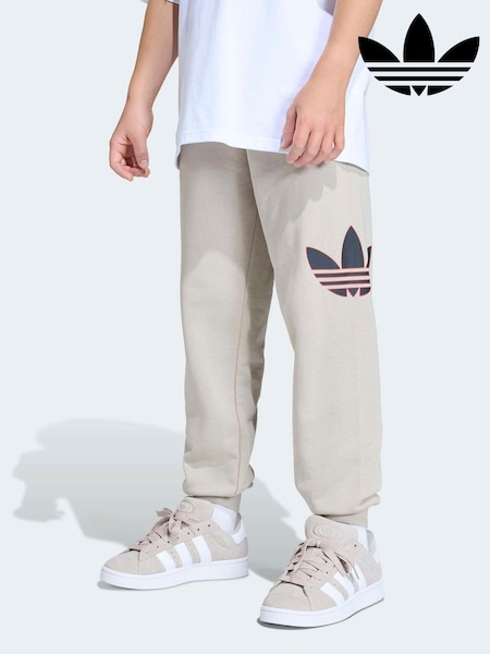 adidas Originals Neutral Oversized Trefoil Joggers (W68871) | AED192
