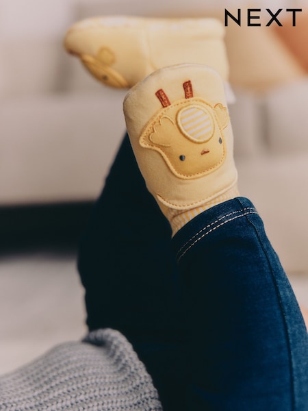 Galben pui - Sock Top Baby Shoes (0-18mths) (W68896) | 67 LEI