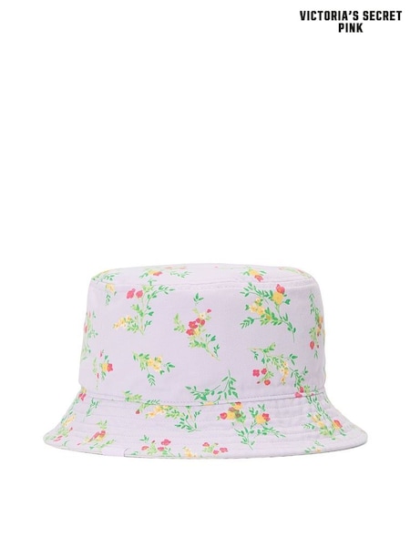 Victoria's Secret PINK Purple Whisper Floral Reversible Bucket Hat (W68911) | €29