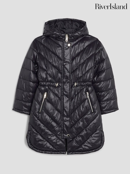 River Island Girls Padded Longline Jacket (W69078) | 56 €