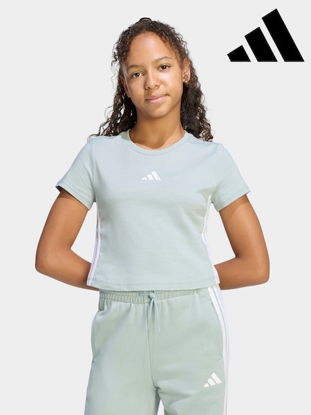 adidas 3-Stripes Essentials Baby T-Shirt (W69107) | ‏62 ر.ق.