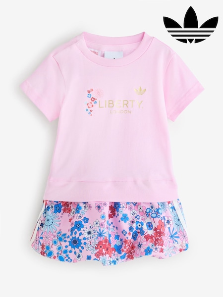 adidas Originals Pink Liberty London Infant Dress (W69370) | $75