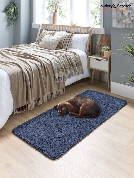 Howler & Scratch Midnight Blue Shaggy Pet Runner (W69481) | €66