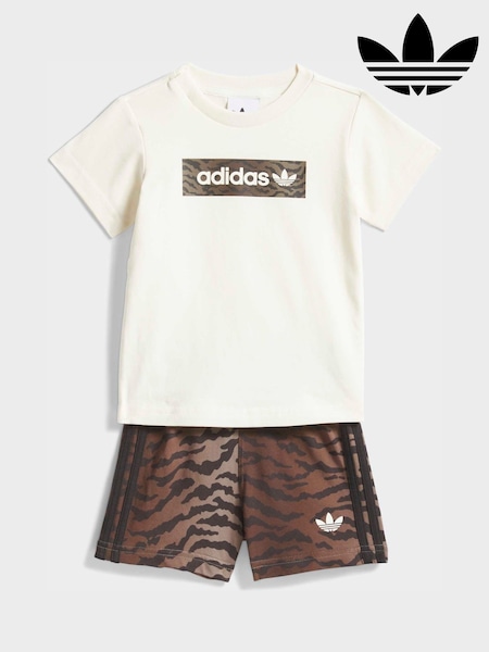 adidas Originals Animal T-Shirt and Shorts Infant Set (W69503) | kr471